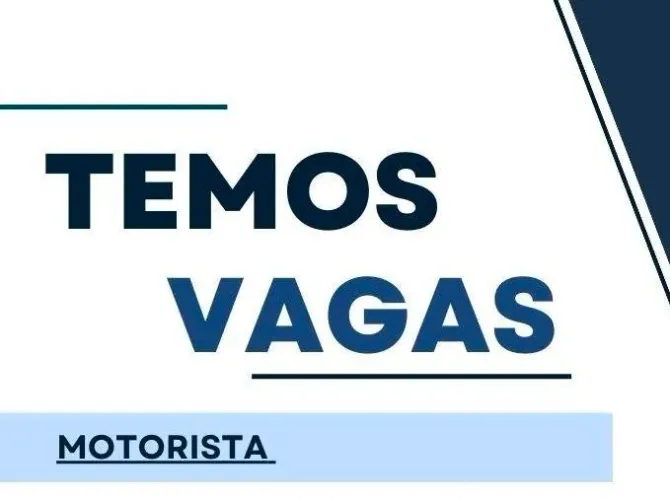 Vaga motorista categoria E