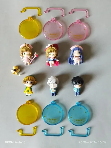 RARO - Petit Chara! Series - Card Captor Sakura Zettai Daijoubu dayo Hen - Set B 6 figuras