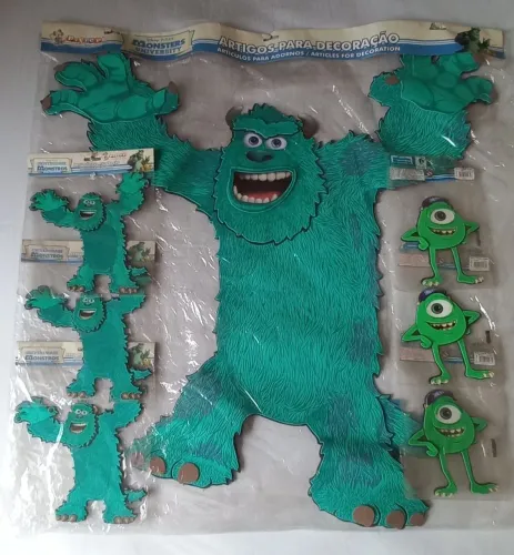Kit Decoração para Festa de Aniversário Infantil Monstros S.A.