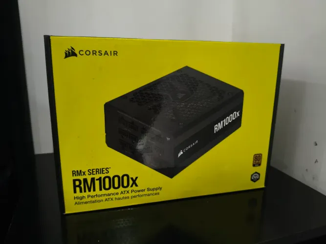 Fonte Corsair RM1000x 1000W, 80 Plus Gold, Full Modular, PFC Ativo.