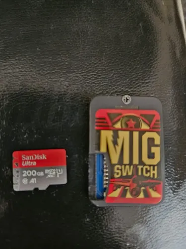 Mig switch + SD 200GB Scandisk ultra