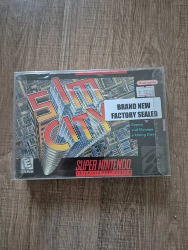 Cartucho Sim City US de SNES Original LACRADO