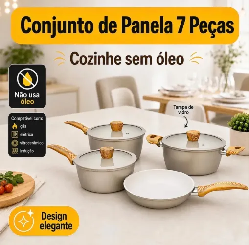 Panelas Cerâmica Luxo Premium