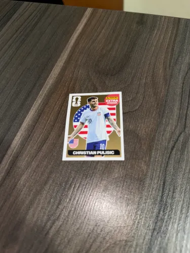 Panini Extra Sticker Christian Pulisic Ouro