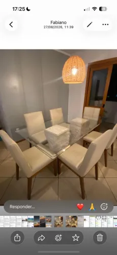 Linda mesa de jantar 8 lugares 