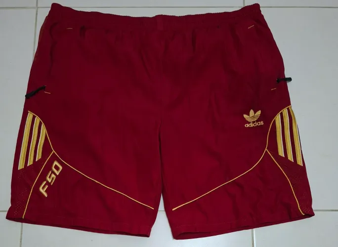 Short Calção original adidas F50 bolsos com zíper tam XXL
