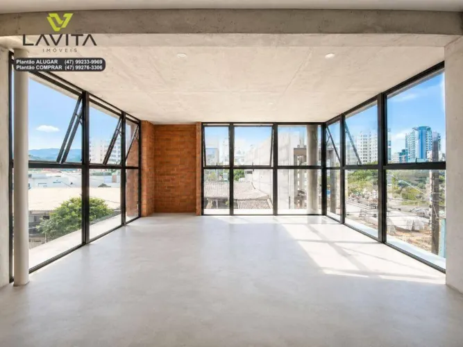 Sala para alugar, 38 m² por R$ 2,500/mês - Tracker Office - Vila Nova - Blumenau/SC