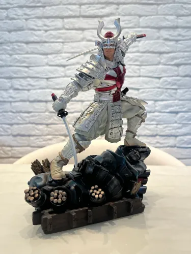 Samurai de Prata Silver - X-Men Iron Studios Wolverine