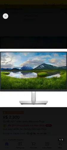 Tela Dell Full HD 23,8 polegadas