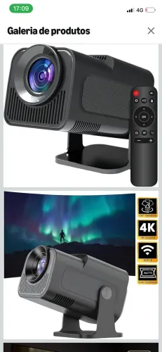 Projetor portatil mini5g wifi