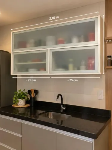 Armário de cozinha aéreo