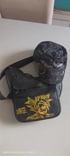 Vendo bolsa tira color com boné para soldador