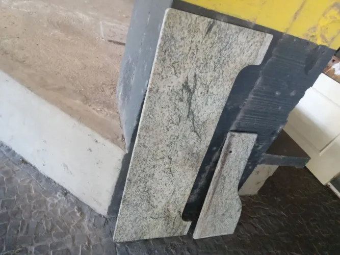 Bancadas duas peças  granito 