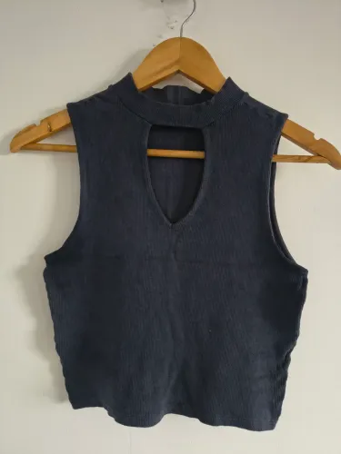 Blusa Cropped Preta