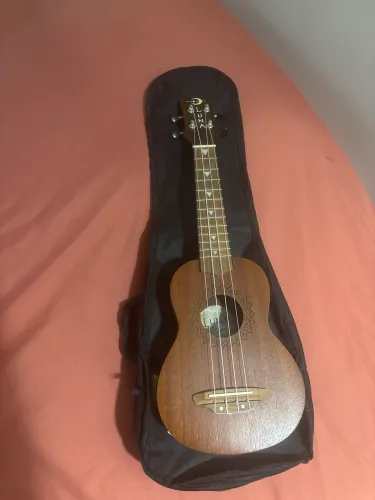 Ukulele Luna Violão Havaiano com Capa