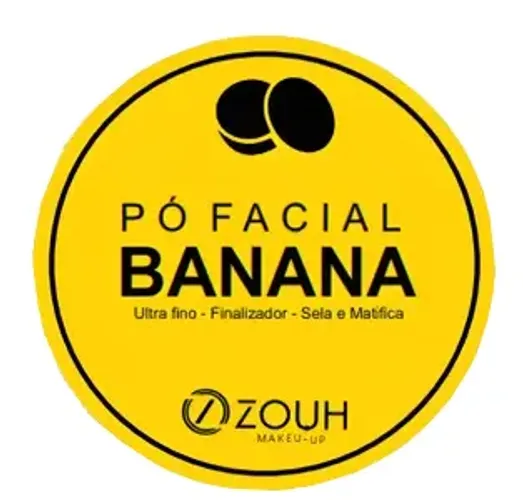 Pó Facial Banana Maquiagem