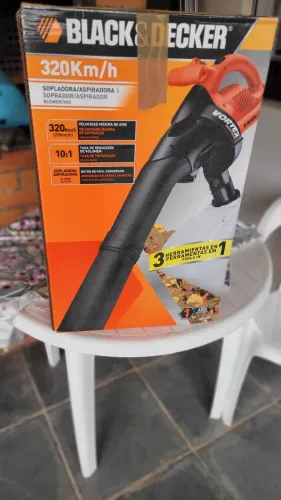 sopradora/aspiradora Black&Decker320km/h e lavadora Karcher K 3.98