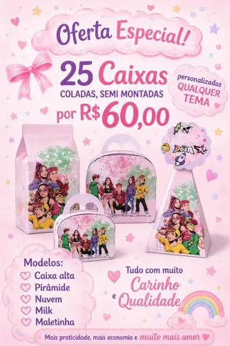 Caixa mimos personalizadas