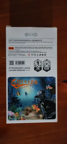 Case de mergulho para celular