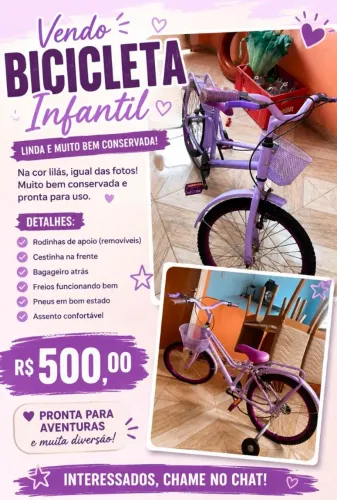 Bicicleta infantil