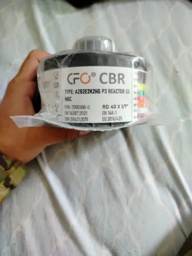 filtro químico para máscara respiratória marca GFC CBR