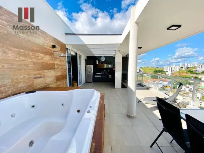 Cobertura com 4 dormitórios à venda, 286 m² por R$ 1.590.000,00 - Cascatinha - Juiz de For