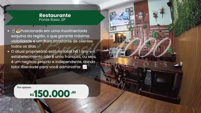 Restaurante localizado na Ponte Rasa São Paulo SP