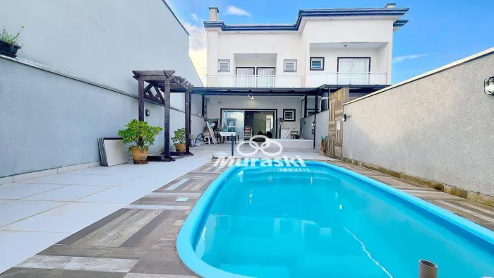 Sobrado com 3 dormitórios para alugar, 136 m² por R$ 1.500,00/dia - Brejatuba - Guaratuba/