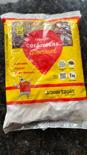 Rejunte Quartzolit Cinza Platina - Kit com 15 Unidades (Novo)