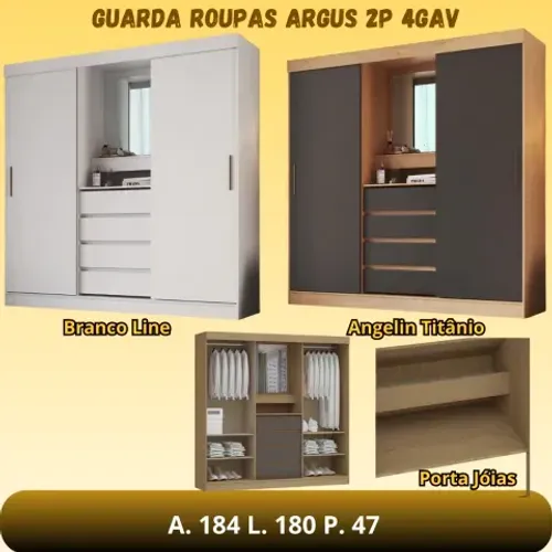 Guarda roupa argus 