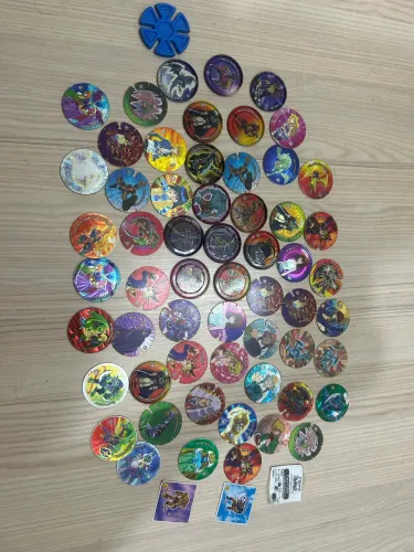 Coleção Tazos Elma chips Yu-gi-oh