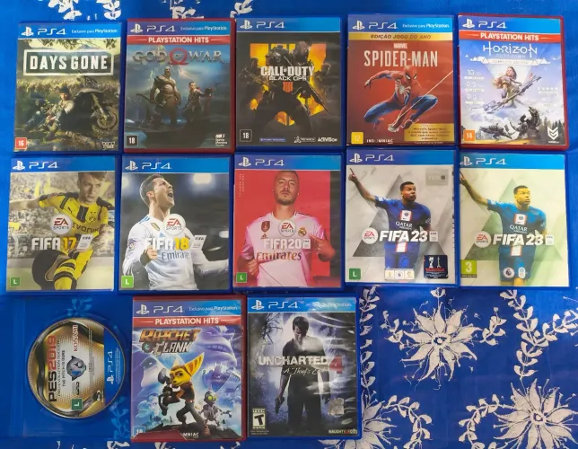 Lote jogos PS4 / TROCA OU VENDA