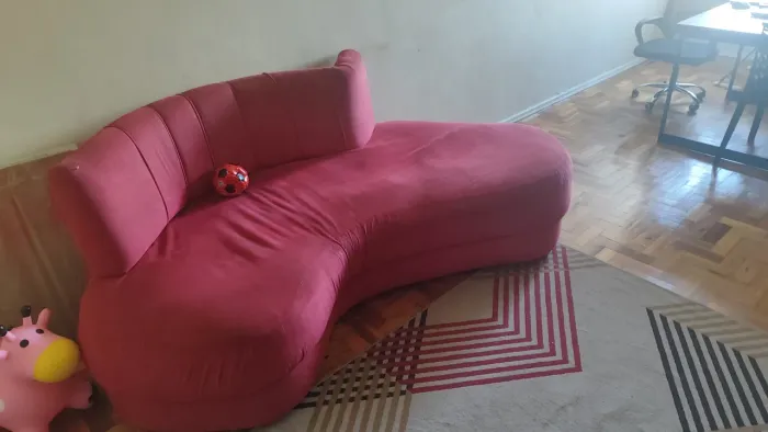 Sofá 3 lugares curvo