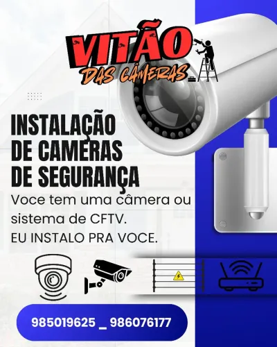 Instalação de Câmeras de segurança CFTV