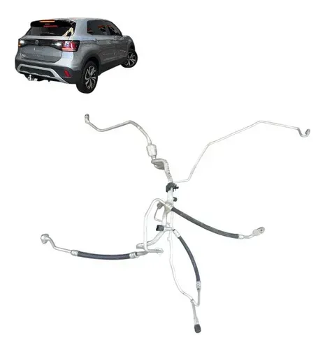 Kit Mangueira Ar Condicionado Vw T-cross 1.0 3cc 25 A 26 Tsi