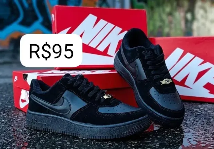 NIKE AIR FORCE PRETA 38 AO 43