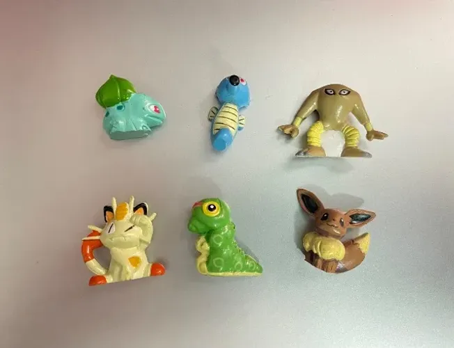 Kit - 6 Pokemons Caçulinha Antárctica