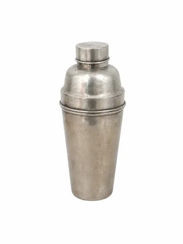 Coqueteleira Antiga em Metal - Vintage, Clássica e Ideal para Bar
