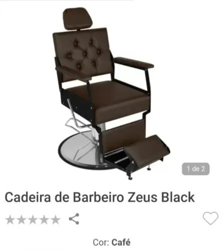 Cadeira Barbeiro Zeus