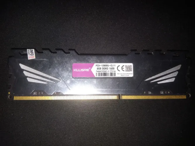 Memória RAM Kllisre 8GB DDR3 1600MHz - Desktop