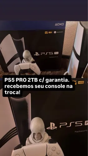 PS5 Pro 2TB semi zero com garantia. Recebo seu ps5, Xbox series.