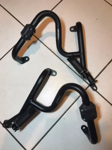 Protetor Carenagem Motor Com Pedal Factor Fazer 150 Coyote