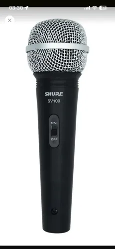 Microfone Shure SV100 Preto
