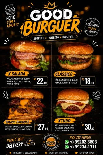 Hamburger Artesanal, Saboroso.
