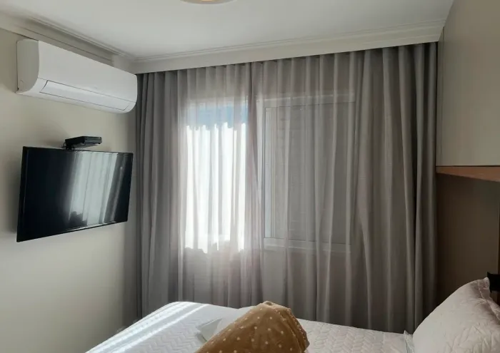Cortina Wave no Tecido Exclusive com Forro 100% BK