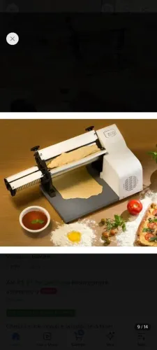 Máquina de macarrão automática