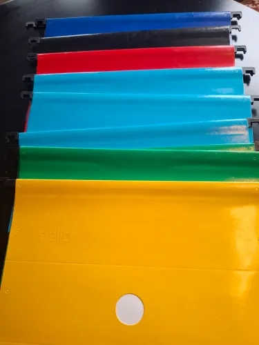 Pastas suspensas coloridas - 11 unidades NOVAS