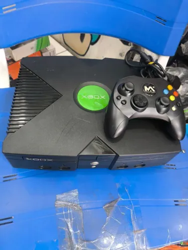 XBOX CLÁSSICO DESTRAVADO+1 CONTROLE