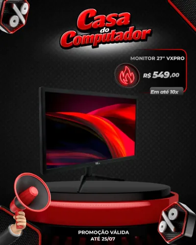 PROMOÇÃO MONITOR DE 27"