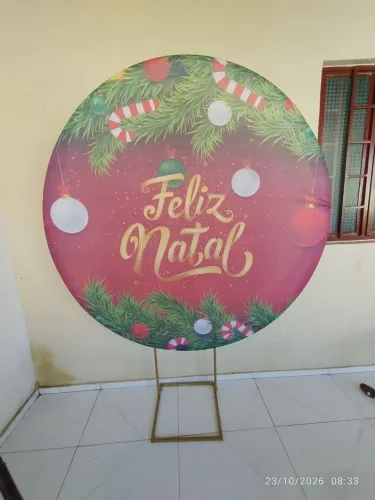 Arco Decorativo + Painel de Natal